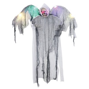 Sunstar Winged Reape Light-Up Hanging Halloween Decoration -  37 in - White - 1 of 1