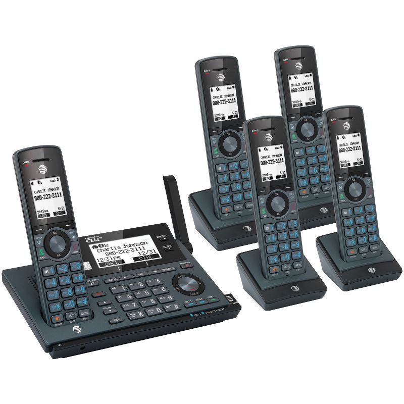 AT&T® DECT 6.0 Connect-to-Cell™ Phone System, 2 of 5