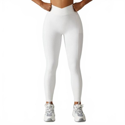 Women's Body Pocket Leggings - Rockstar Peach