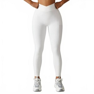 Women's Body Pocket Leggings - Rockstar Peach - 1 of 3