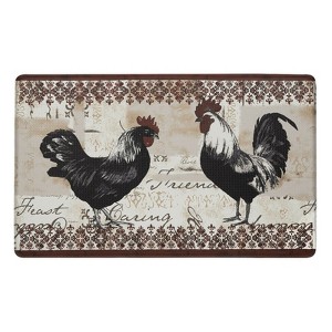 GoodGram Country Vintage Rooster Memory Foam Anti-Fatigue Kitchen Floor Mat - 18 in. W x 30 in. L - 1 of 1