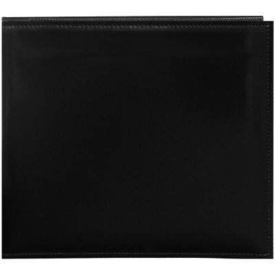 Pioneer Snapload Sewn Leatherette Album 8"X8"-Black