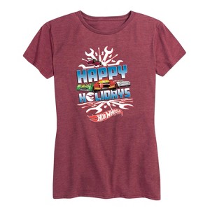 Women's - Hot Wheels - Holiday Merchandise Short Sleeve Graphic T-Shirt - 1 of 4