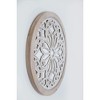 TX USA Corporation Round Wood Medallion Wall Decor - 2 of 3