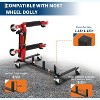 Car Dolly Storage Rack-Heavy-Duty 4-Wheel Dolly Holder W/360° Swivel Casters, Jack Stand Organizer for Garage & Auto Shop, for Most Standard Dollies - 2 of 4