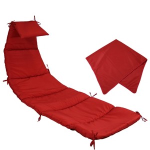 Sunnydaze Replacement Cushion and Umbrella Fabric for Outdoor Hanging Lounge Chair - 1 of 4