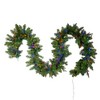 Kurt Adler 9 Foot Prelit Multicolored LED Noble Fir Garland - 3 of 4