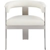 Meridian Furniture,Romeo Vegan Leather Dining Chair, Set of 2 - 3 of 4