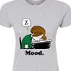 Women's - Peanuts - Peppermint Patty Mood Juniors Fitted Graphic T-Shirt - 2 of 4