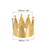 Unique Bargains Metal Crown Shape Wear Resistant Decorative Napkin Rings 4 Pcs - 2 of 4