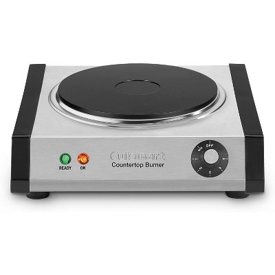 1500W Hot Plate, Countertop Cast Iron Single Burner for Cooking