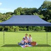 10x15 Heavy-Duty Pop-Up Canopy with UV50+ Waterproof Oxford Fabric, Adjustable Height, Detachable Sidewalls & Wheeled Carry Bag-Coolbibila - 2 of 4