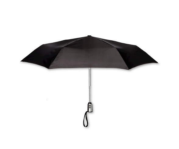 ShedRain Auto Open/Close Compact Umbrella  - Black