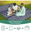 Outdoor Rugs Waterproof, Portable Lightweight Plastic Straw Camping Geometric Reversible Indoor Outdoor Floor Mat for RV Porch Deck Balcony Beach - 4 of 4