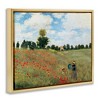 Stupell Industries Coquelicots Poppy Field Floating Frame Canvas Art, Gold, 31" x 25" - 2 of 4