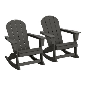 WestinTrends  Outdoor Patio Porch Rocking Adirondack Chair - 1 of 4