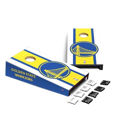 NBA Golden State Warriors Desktop Cornhole Board Set