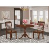 3-Piece Mahogany Finish Solid Wood Top Dining Room Set  (Seats-4) - 2 of 4