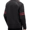 X RAY Mens Motorcycle PU Leather Jacket With Faux Shearing Lining - 2 of 4