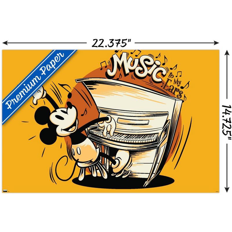 Trends International Disney Mickey Mouse - Music Unframed Wall Poster Prints, 3 of 7