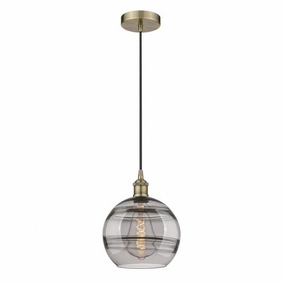 Rochester - 1 Light Cord Hung Mini Pendant In Industrial Style-11.63 Inches Tall and 10 Inches Wide
