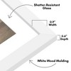 Americanflat Picture Frame with Oval Mat Insert and Shatter-Resistant Glass - Signature Collection - Photo Frame for Wall Display - 3 of 4