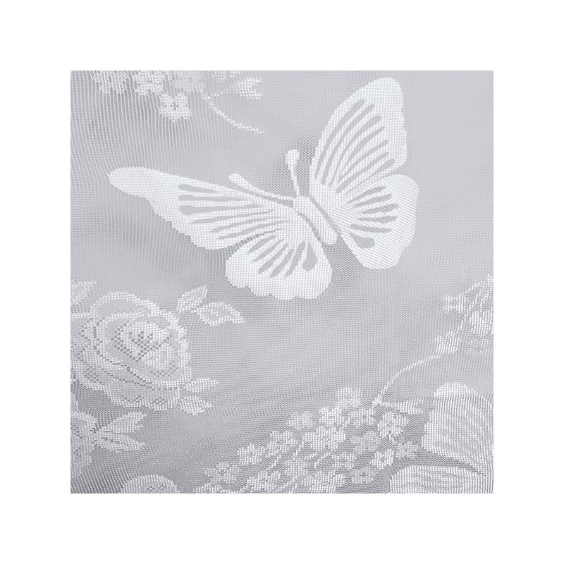Collections Etc Butterfly Lace Drapes, 5 of 6