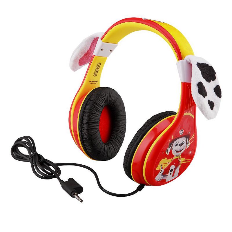 eKids Paw Patrol Marshall Wired Headphones, Over Ear Headphones for School, Home, or Travel  - Red (PW-140MA.EXv7), 3 of 6