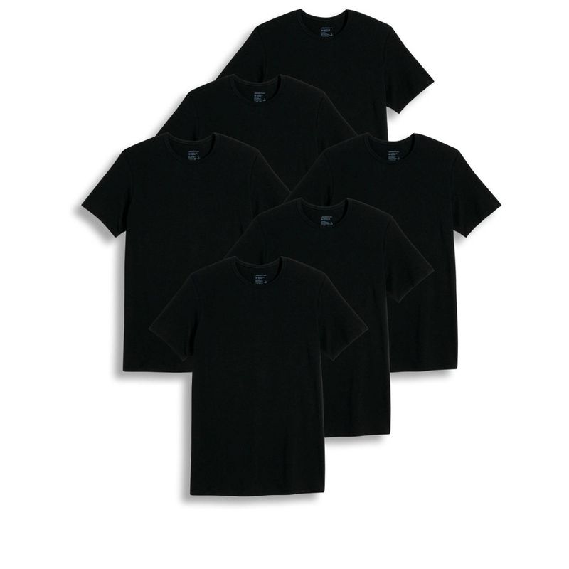 Jockey Men's Slim Fit Cotton Stretch Crew Neck T-Shirt - 6 Pack, 1 of 2
