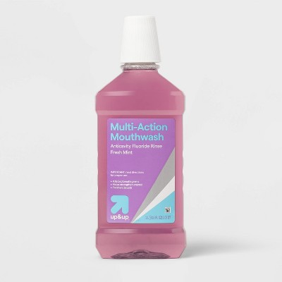 Anticavity Fluoride Mouth Rinse - Eucalyptus Mint - 33.8 fl oz - up&up™