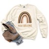 Simply Sage Market Women's Graphic Sweatshirt You Belong Rainbow - 3 of 4