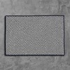 Colonial Mills Outdoor Houndstooth Tweed Braided Rug, Navy 3' square, Square Shape - 3 of 3