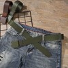 Anna-Kaci Women's Nylon Webbing Belt with Plastic Buckle - 2 of 4