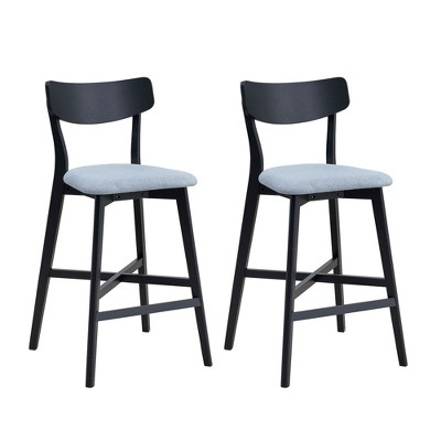 NicBex Set of 2 Bar Stools for Kitchen Island,Modern Counter Bar Stools with Wooden Frame,Bar Chairs for Dining Rooms,Kitchens Islands