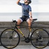 RISOKEYS 700C Road Bike,3 x 8/24 Speeds Bicycle, Flat Handle Bar, Aluminium Alloy Frame, Disc Brake,Adult Bike,for Racing,Commuter,Black - 3 of 4