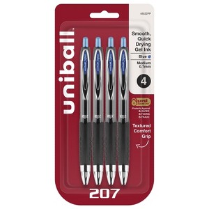 uni-ball 207 Signo RT Retractable Gel Pens Medium Point Blue Ink 615714 - 1 of 4