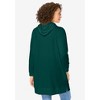 Woman Within Plus Size Longer-Length Hoodie Sweatshirt. - 3 of 4