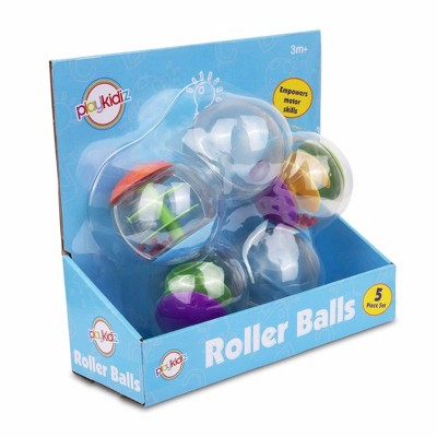 Playkidz 5 Pack Rolling And Rattling Sensory Balls, Babies & Toddlers ...