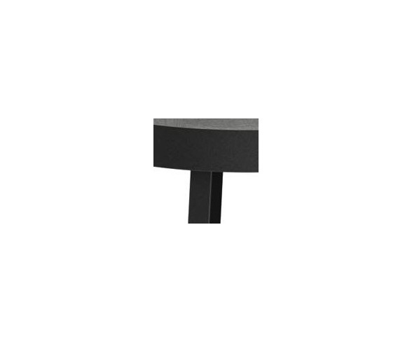 30" Amisco Warner Bar Stool with Gray Wood Seat Black Metal