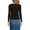 Lands' End Women's Long Sleeve Rib Square Neck Tee - 2 of 4