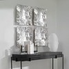 Uttermost Archive Nickel Wall Decor Handcrafted Cast Aluminum Silver Accent 19x19x4 Inches - 4 of 4
