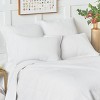 carol & frank 26" x 26" Bennett White Cotton Euro Sham - Machine Washable - 3 of 4