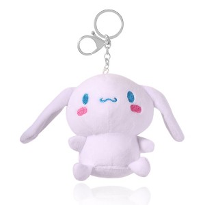 Sanrio Hello Kitty Cinamoroll Plush Bag Charm Keychain - Travel Gifts Accessories - 1 of 4