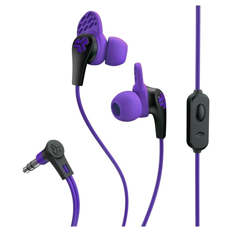 JLab Wired JBuds Pro with Universal Mic - Purple Orchid, 4 of 5