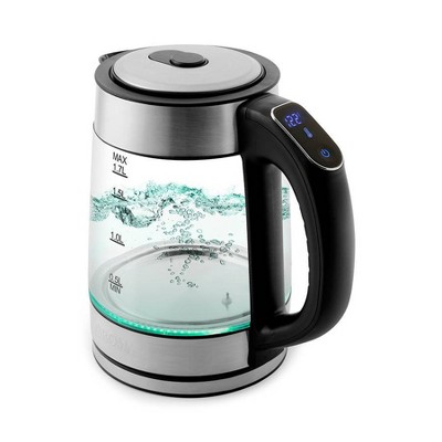 Aroma 1.7L Digital Programmable Glass Kettle with LED Illumination