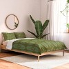 Deny Designs Full/Queen Schatzi Danni Boho Olive Comforter and Pillow Sham Green - 2 of 4