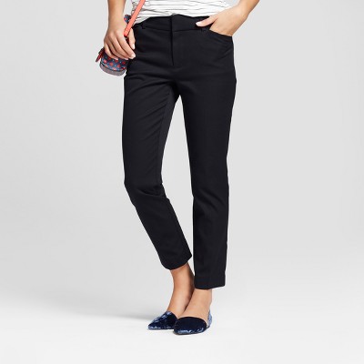 black ankle pants