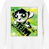 Powerpuff Girls Team Buttercup Crew Neck Long Sleeve White Adult Sweatshirt - 4 of 4