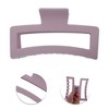 Unique Bargains Fashion Rectangle Frosted Hair Clips 1 Pc - 3 of 4