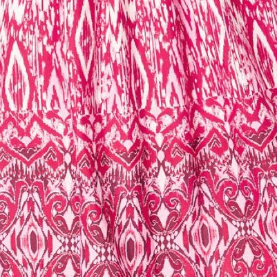 pink burst ikat